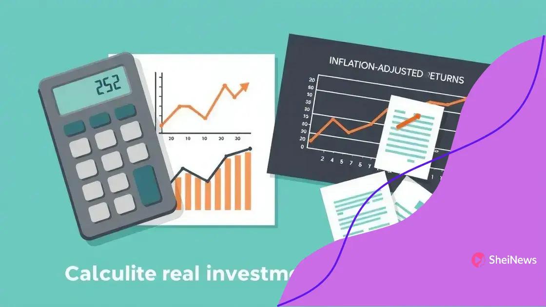 Strategies to calculate inflation-adjusted returns