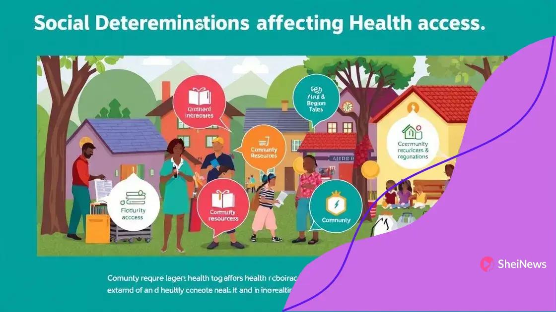 Impact of social determinants on health access