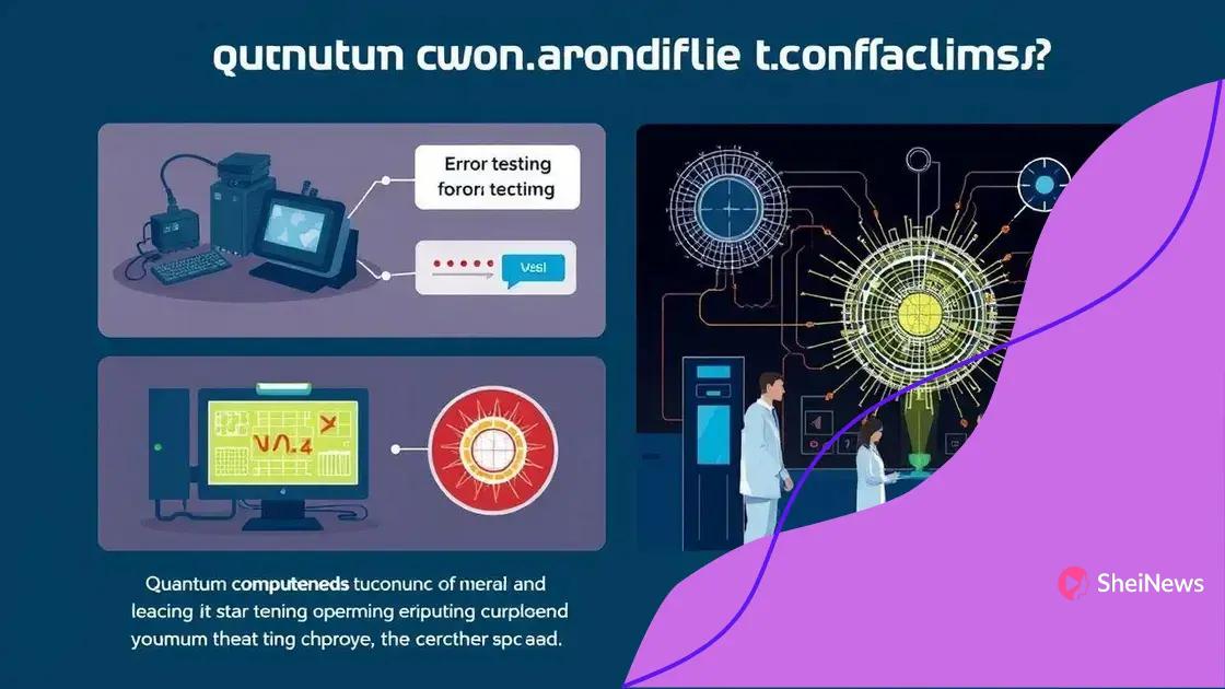 Challenges facing quantum computing technology