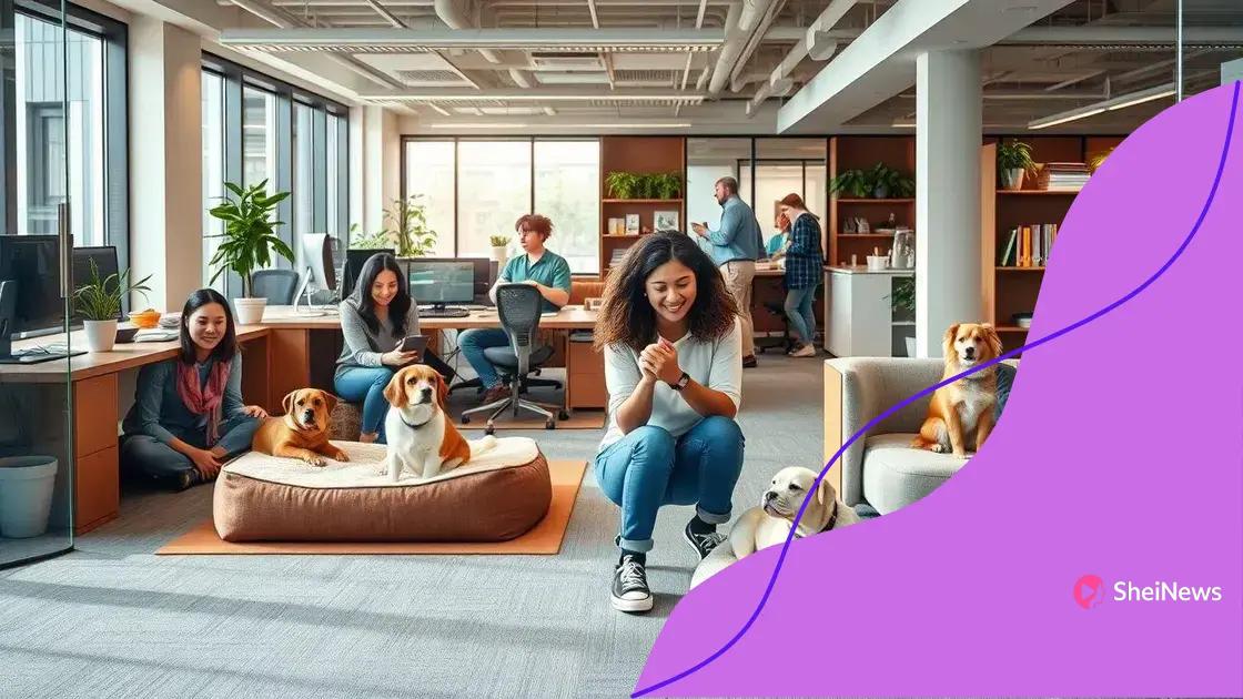 Best practices for creating a pet-friendly workspace