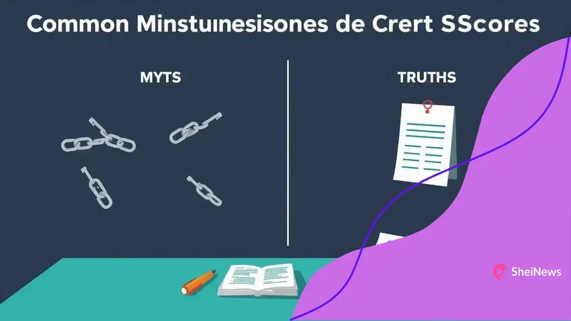 Common misconceptions about credit scores