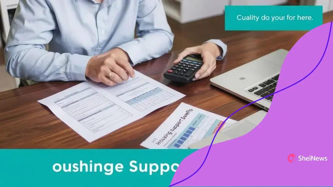 Benefits of calculating your housing support