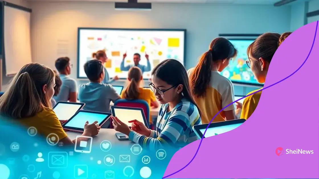 Key technologies in digital learning environments